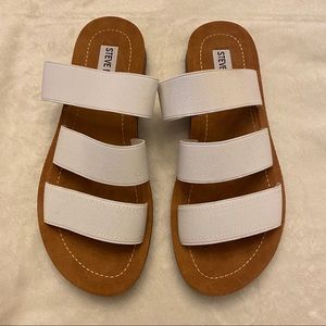 Steve Madden White Sandals